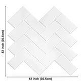 Kitchen Backsplash Waterproof DIY Wall Tiles Self Adhesive