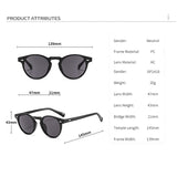 Vintage Round Sunglasses Men Women Brand Designer Fashion