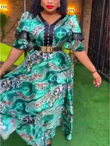 African Dresses for Women 2024 Plus Size Evening