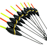 Agape10pcs/Lot Pole Fishing Carp Floats Bobbers Fluctuator 0.5/1.0/2.0g