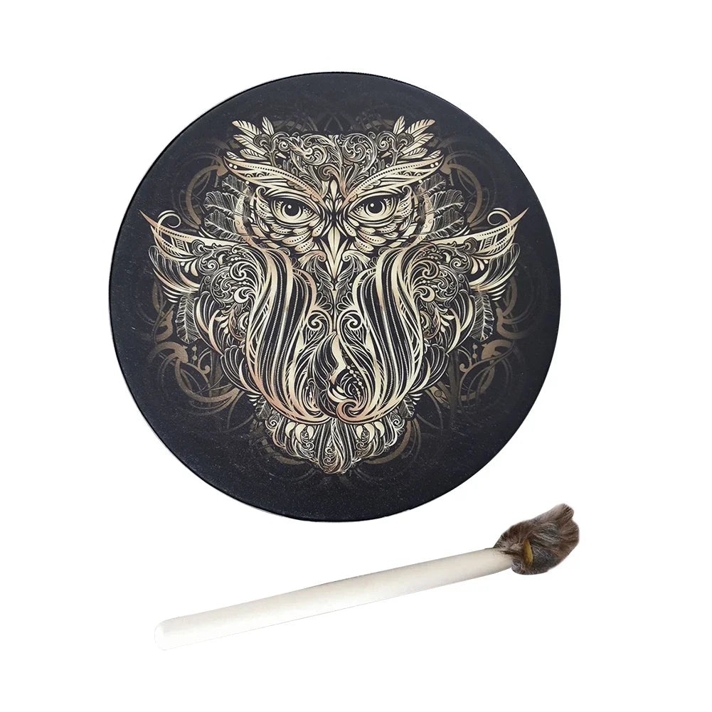 Alchemical Moon Drum Desktop Ornament Fashion Shaman Drum