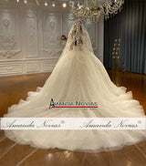 Amanda Novias Custom Order Size Wedding Dress NS4691