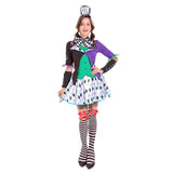 Anime Alice In Wonderland Clown Mad Hatter Maid