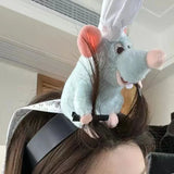 Anime Disney Ratatouille Hairband Cartoon Plush Doll Headband