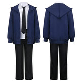 Anime Power Cosplay Chainsaw Man Cosplay Costume Blue