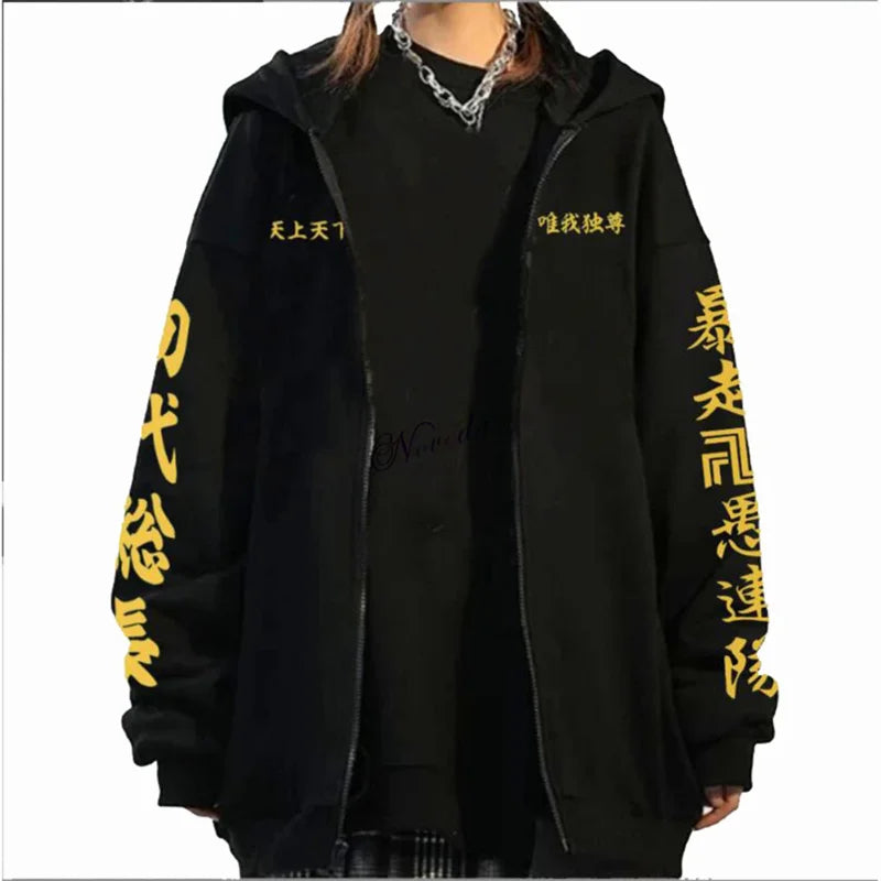 Anime Tokyo Revengers Cosplay Jacket Hoodie Sweatshirt Harajuku