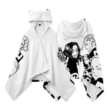 Anime Tokyo Revengers Cosplay Pajamas Black White Cloak