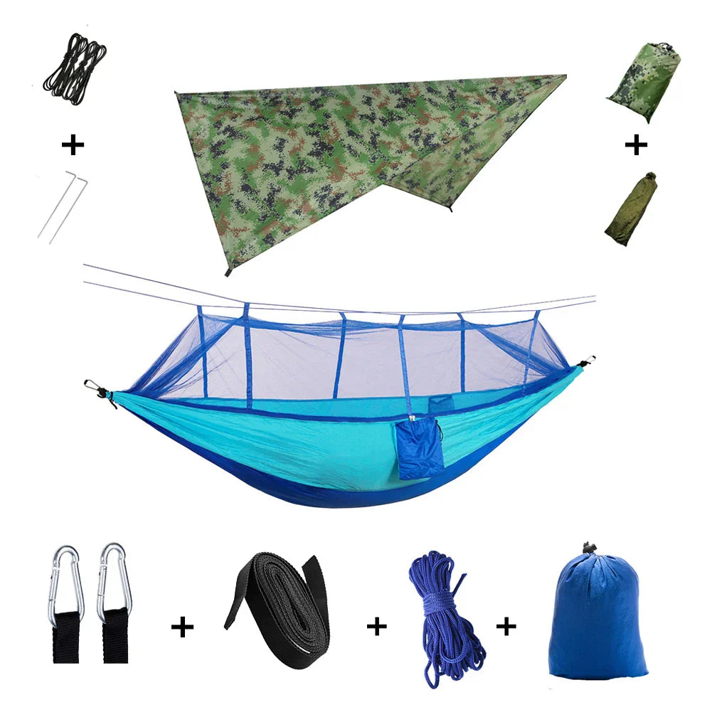 Anti Outdoor Camping Hammock With Mosquito Net And