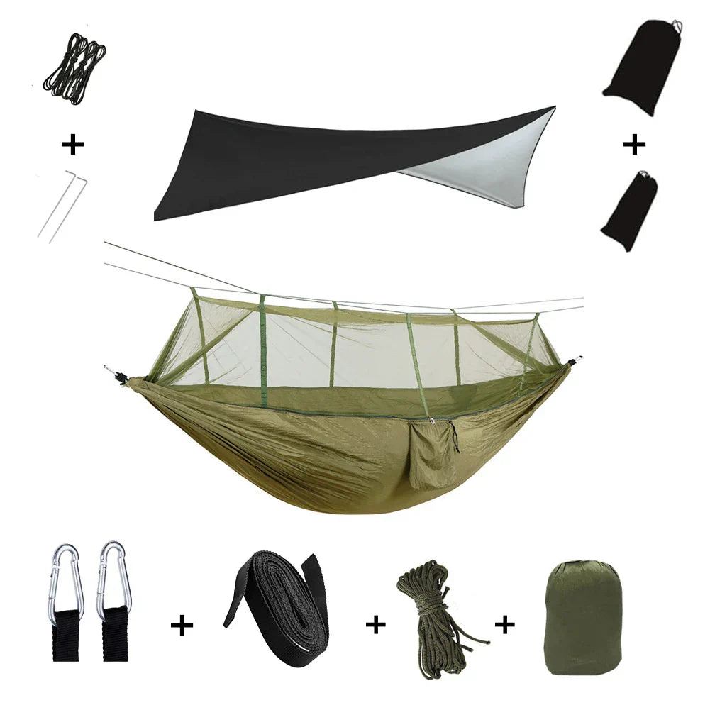 Anti Outdoor Camping Hammock With Mosquito Net And