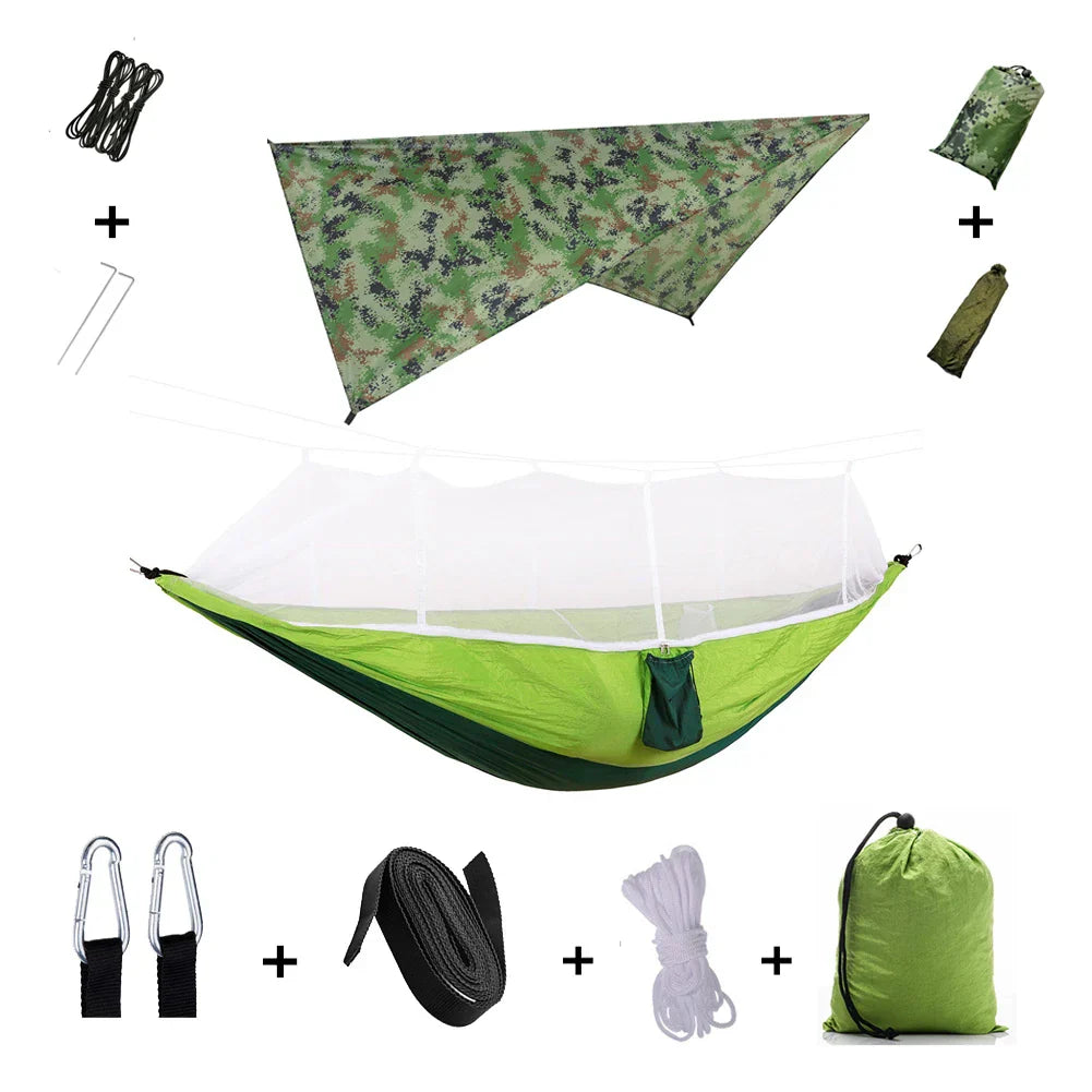 Anti Outdoor Camping Hammock With Mosquito Net And