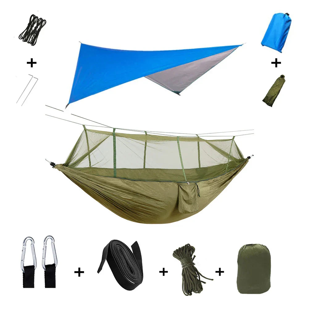 Anti Outdoor Camping Hammock With Mosquito Net And