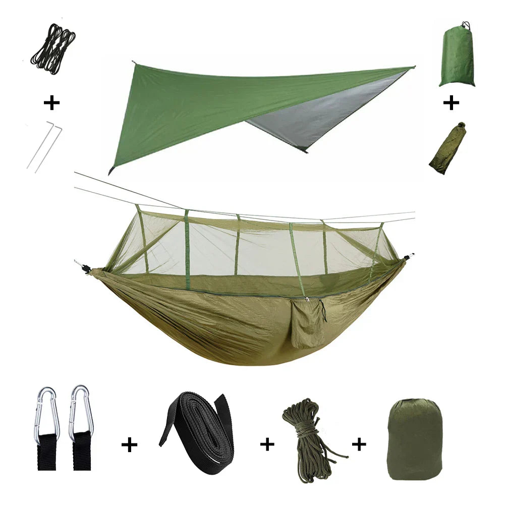 Anti Outdoor Camping Hammock With Mosquito Net And