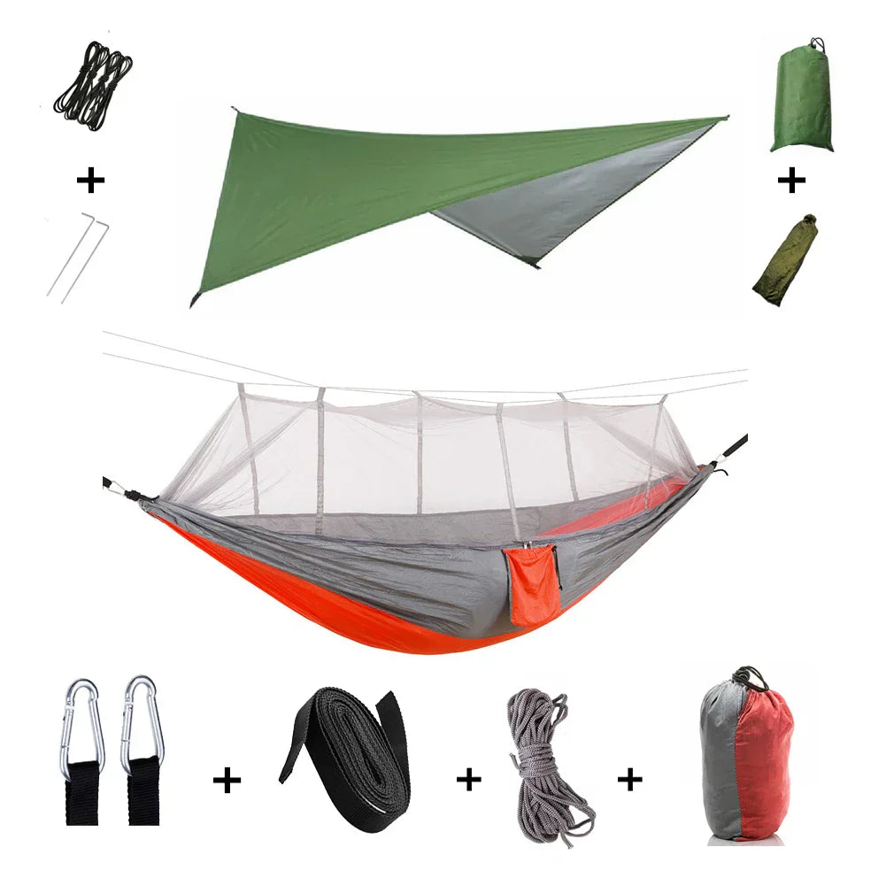 Anti Outdoor Camping Hammock With Mosquito Net And