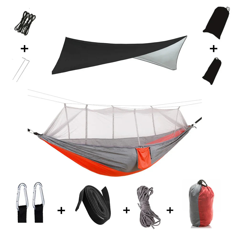 Anti Outdoor Camping Hammock With Mosquito Net And