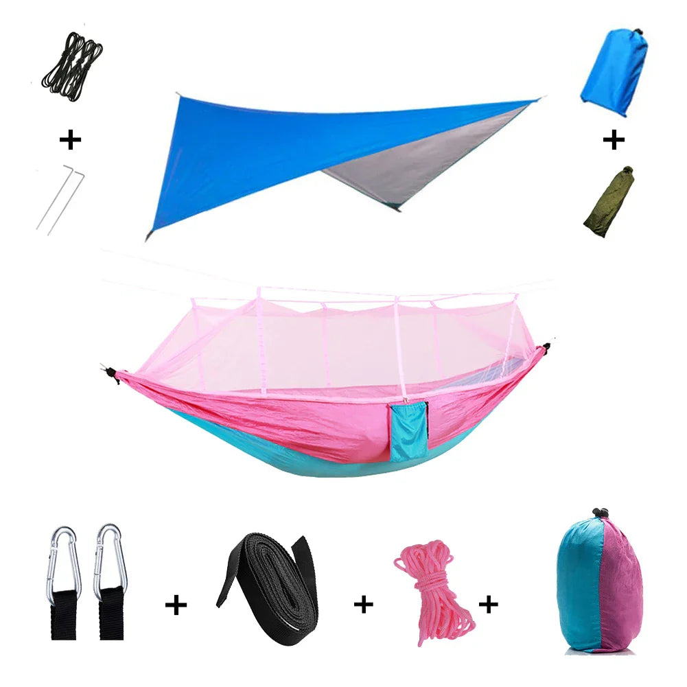 Anti Outdoor Camping Hammock With Mosquito Net And