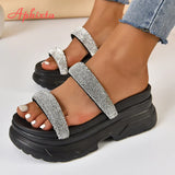 Aphixta 8cm Platform Wedge Sandals for Women