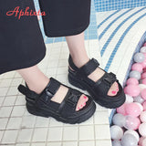 Aphixta 8cm Platform Wedge Sandals for Women