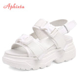 Aphixta 8cm Platform Wedge Sandals for Women