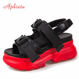 Aphixta 8cm Platform Wedge Sandals for Women