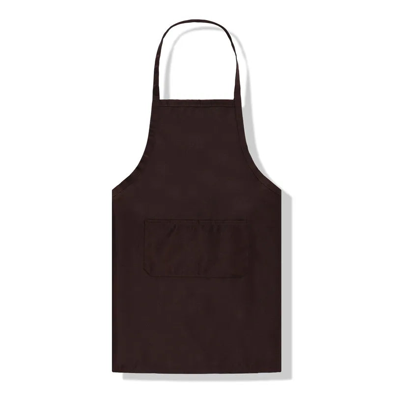 Aprons Custom Design Brand Logo Black Unisex Waiter