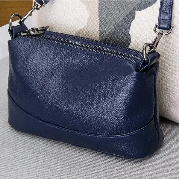 Arliwwi Genuine Leather Crossbody Shoulder Bag