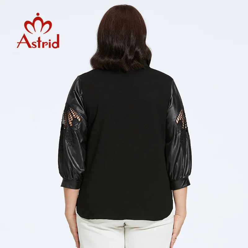 Astrid Womens Shirt 2023 Long Sleeve Cut Out