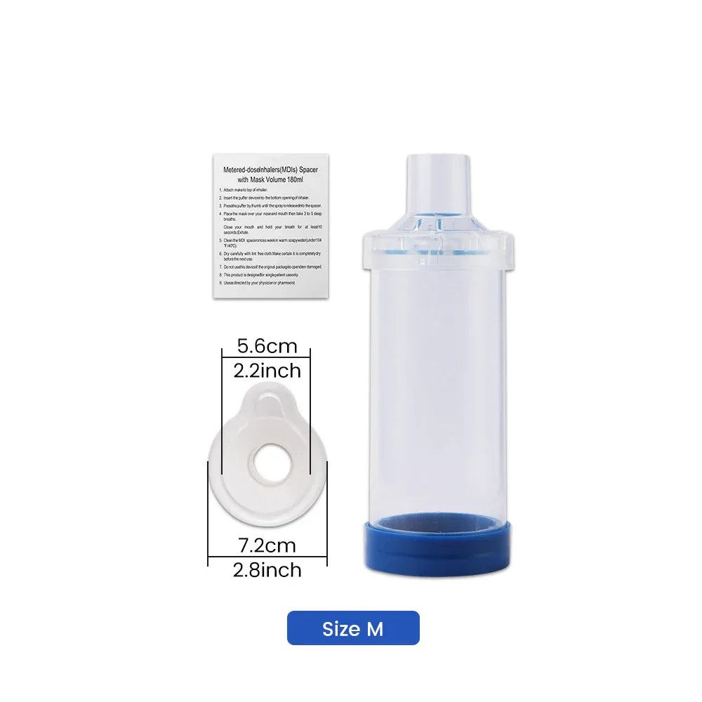 Automizer Asthma Spacer Inhaler Spacer Mist Storage Compressor