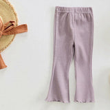 Autumn Kids Baby Girls Pants Candy Color Children's