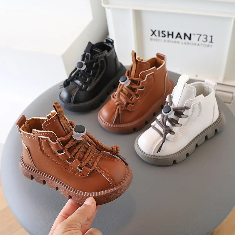 Autumn Spring Girls Boots Fashion Toddler Boy Shoes