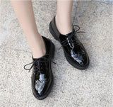 Autumn Spring Women Oxford Shoes Comfort Lady Brogue