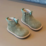 Autumn Winter Baby Boys Girls Boots Oxford Suede