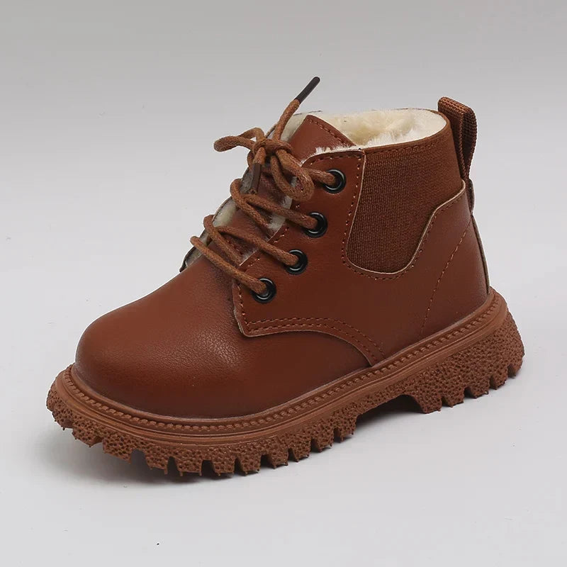 Autumn Winter Baby Kids Short Boots Super Warm