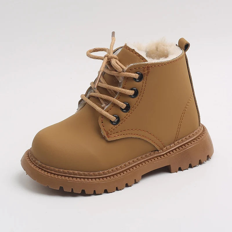 Autumn Winter Baby Kids Short Boots Super Warm