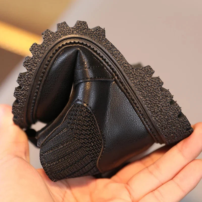 Autumn Winter Baby Kids Short Boots Super Warm