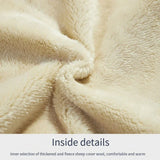 Autumn Winter Mens Fleece Sweatshirts Fuzzy Hoodless Wool