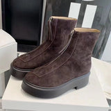 Autumn Winter Thick Sole Knight Boots Women Front