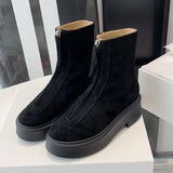 Autumn Winter Thick Sole Knight Boots Women Front