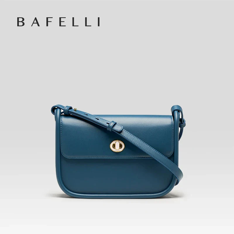BAFELLI 2023 WOMEN'S NEW TREND LEATHER SADDLE BAGS