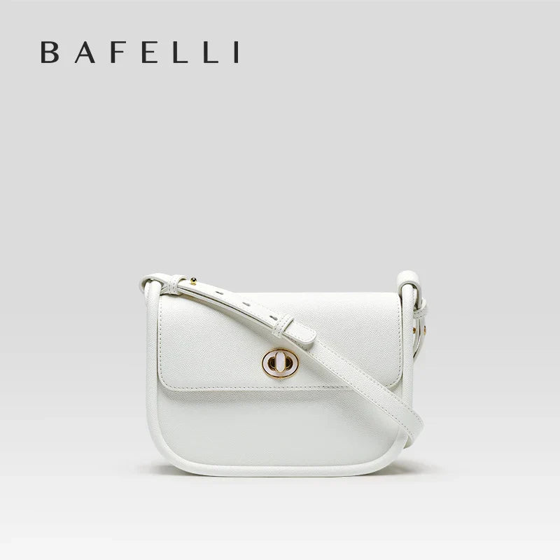 BAFELLI 2023 WOMEN'S NEW TREND LEATHER SADDLE BAGS