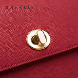 BAFELLI 2023 WOMEN'S NEW TREND LEATHER SADDLE BAGS