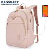 BAGSMART Antitheft Laptop Backpack Men Women Multiple Pockets