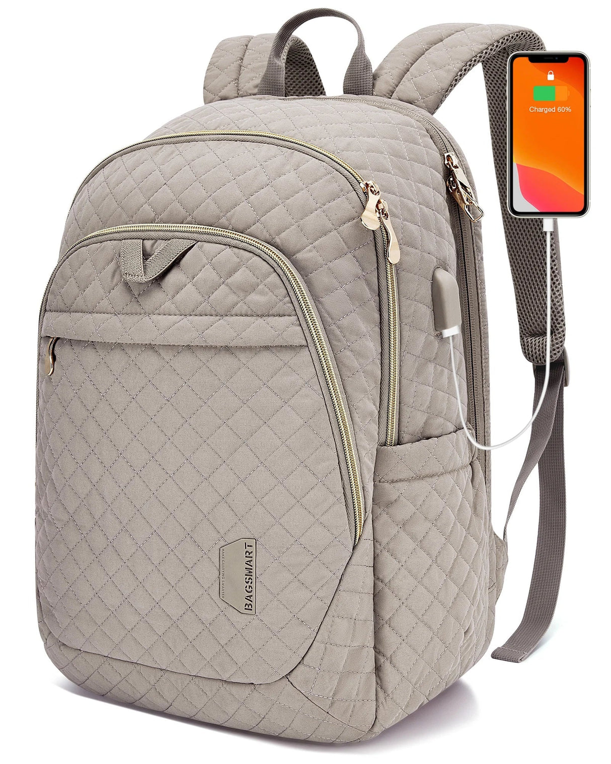 BAGSMART Antitheft Laptop Backpack Men Women Multiple Pockets