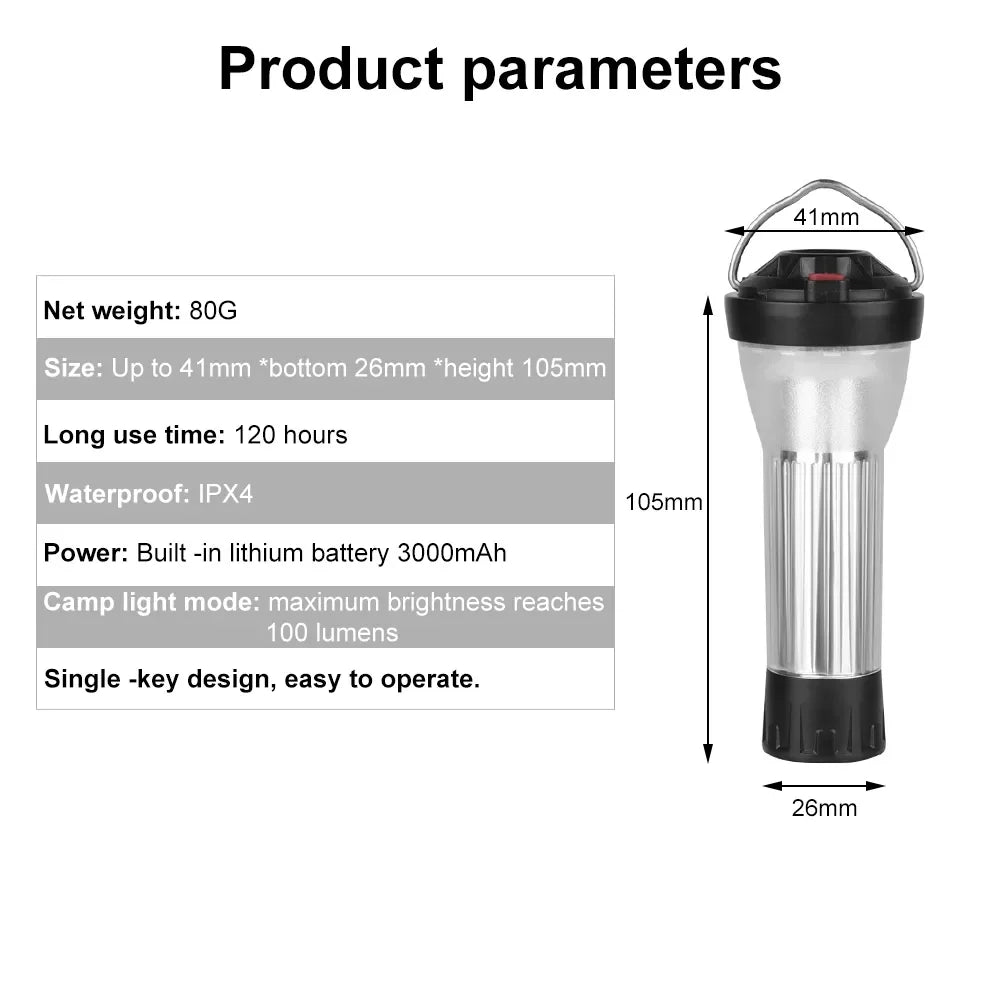 BATOT 5 Set 3000mAh Camping Lantern Goal Zero