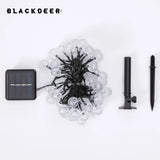 BLACKDEER Solar String Lights Outdoor 100 Led Crystal