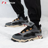 Baasploa Men Winter Sneakers Leather Waterproof Sport Shoes for Men Comfort Plush Warm Male Sneakers Non-Slip Free Shipping