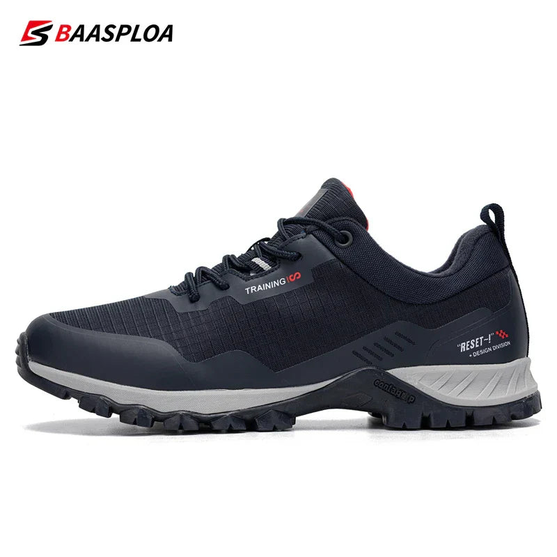Baasploa New Men's Anti-Skid Wear-Resistant Hiking Shoes Fashion