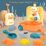 Baby Bathroom Backpack Beach Toys Duck Trolley Case