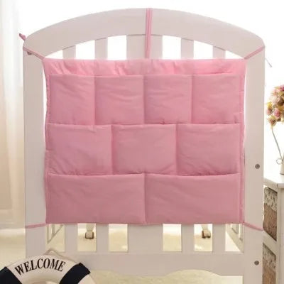 Baby Bed Hanging Storage Bag Newborn Crib Diaper