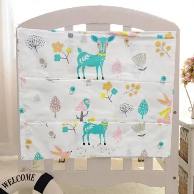 Baby Bed Hanging Storage Bag Newborn Crib Diaper