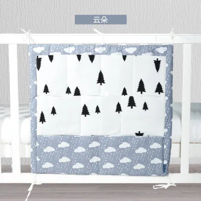 Baby Bed Hanging Storage Bag Newborn Crib Diaper